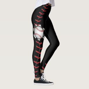 Baseball Stitches Season Leggings