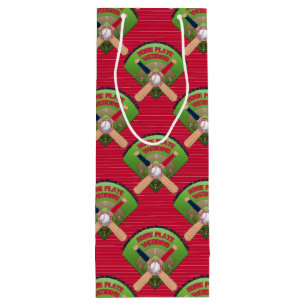 Baseball Stitches-We Got Married 2-Wine Gift Bag