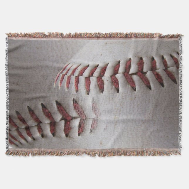 Baseball Stitching Throw Blanket (Front)