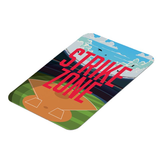 Baseball Strike Zone Magnet (Left Side)