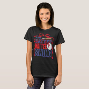 Baseball Swing Athlete Sports T-Shirt