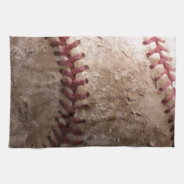 Baseball Tea Towel (Horizontal)