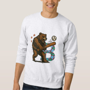 baseball team B Sweatshirt