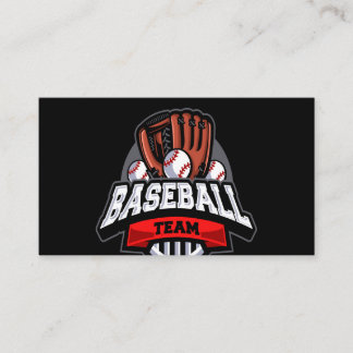 Baseball Team Business Card