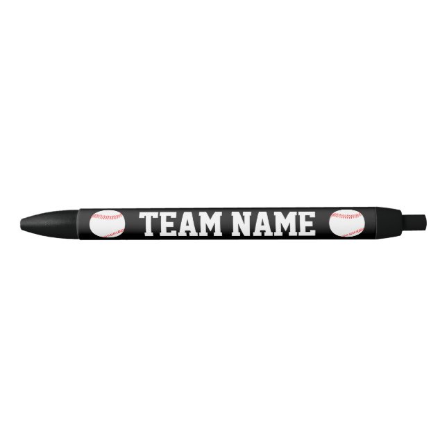 Baseball Team Custom Text Pens (Front)