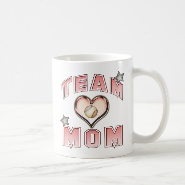 Baseball Team Mum Coffee Mug (Right)