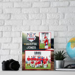 Baseball Team | Photo Memory Mate Plaque<br><div class="desc">A traditional style baseball memory mate. These memory mates are designed to hold an individual portrait and a team picture. Add their jersey number and the name in a "signature" script on the players photo to resemble an autograph. A favorite way to commemorate an athlete's participation. This will become a...</div>