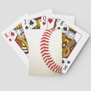 Baseball Texture Playing Cards