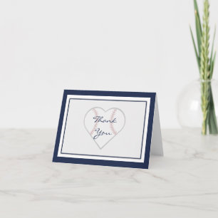 Baseball Theme Thank You cards