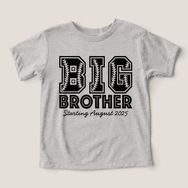 Baseball Themed Big Brother (Design Front)