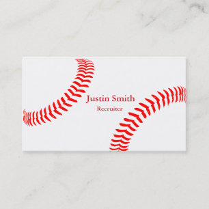 Baseball Themed Business Cards