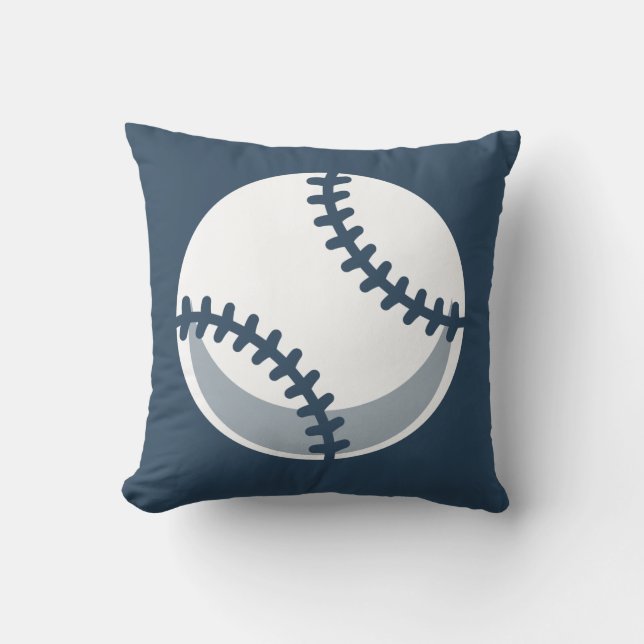Baseball Throw PIlllow Cushion (Front)