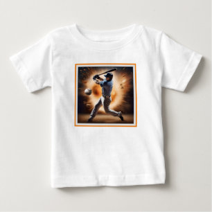 Baseball Thunder Pitch, Baby T-Shirt