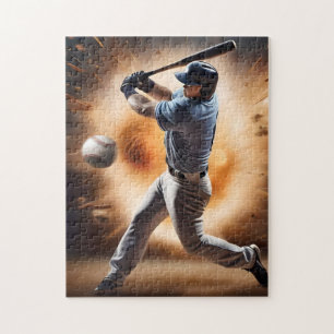 Baseball Thunder Pitch,  Jigsaw Puzzle