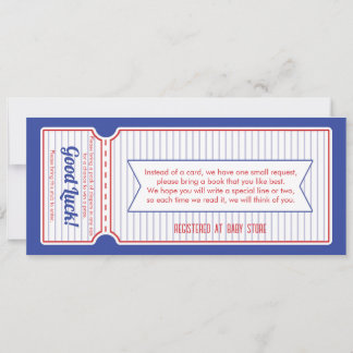 Baseball Ticket Invitation