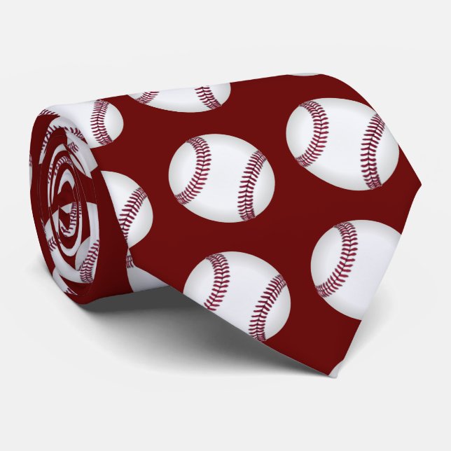 Baseball Tie (Rolled)