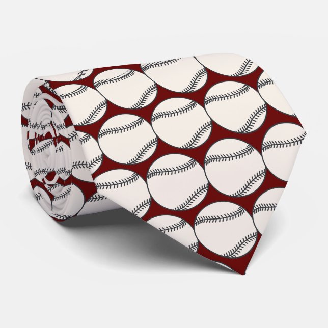 Baseball Tie (Rolled)