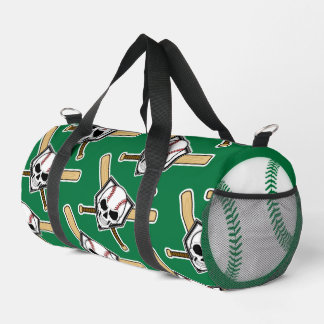Baseball Til Death Green Screwball Graphics Duffle Bag