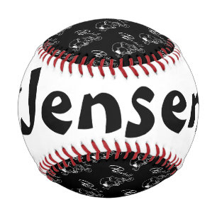 Baseball to Customize in Black