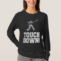 Baseball Touchdown Sarcastic Baseball Touchdown