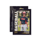 Baseball Trading Card, Baseball Player Card Gold  