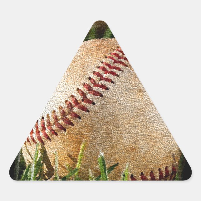 Baseball Triangle Sticker (Front)