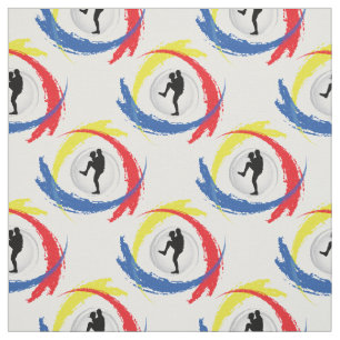 Baseball Tricolor Emblem Fabric