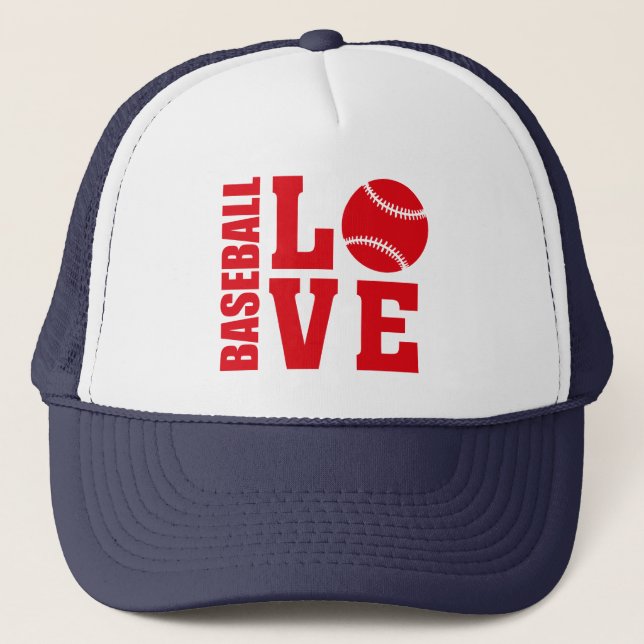 Baseball Trucker Hat (Front)