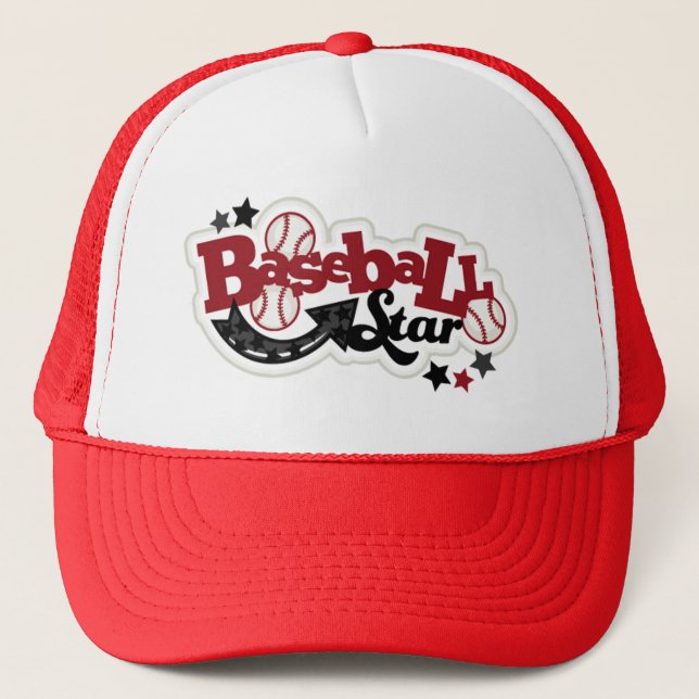 Baseball Trucker Hat (Front)