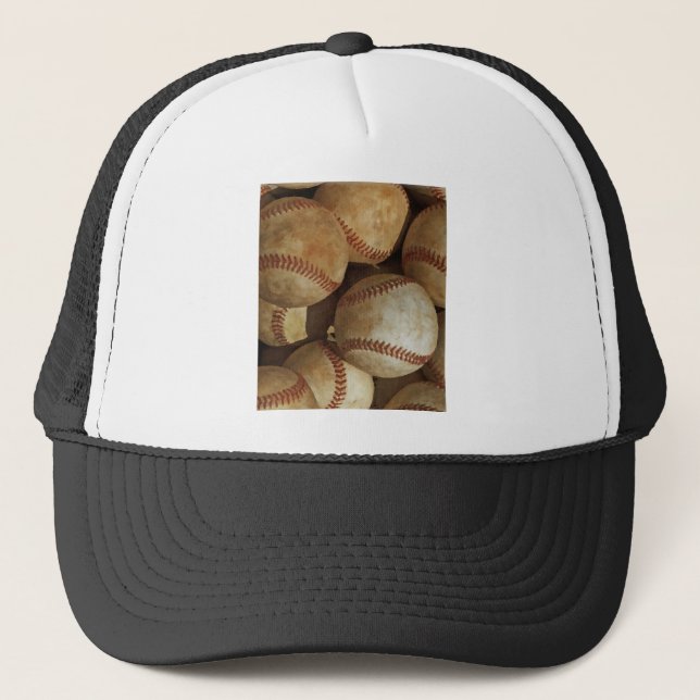 Baseball Trucker Hat (Front)