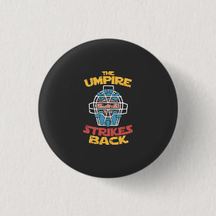 Baseball Umpire 3 Cm Round Badge