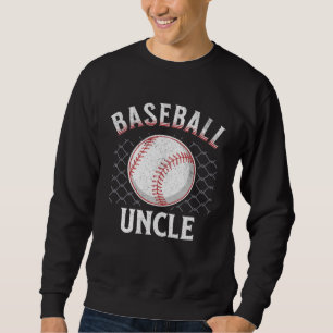 Baseball Uncle Ball Heart Uncles Father s Day spor Sweatshirt