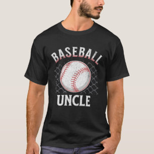 Baseball Uncle Ball Heart Uncles Father s Day spor T-Shirt