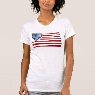 Baseball USA Flag Bats & Balls - GraphicLoveShop T-Shirt