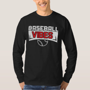 Baseball Vibes Baseball Coach Pitcher Batter Catch T-Shirt
