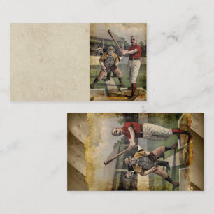 Baseball:Vintage Business Card