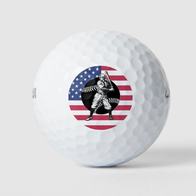 Baseball:Vintage Golf Balls (Front)