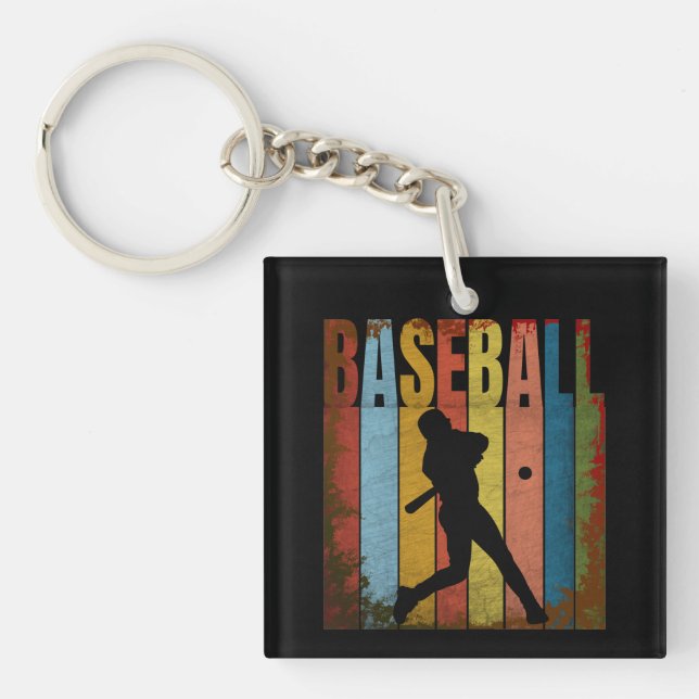 BASEBALL VINTAGE KEY RING (Front)