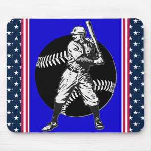 Baseball:Vintage Mouse Pad