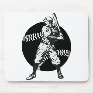 Baseball:Vintage Mouse Pad