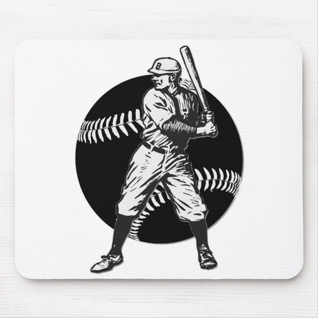 Baseball:Vintage Mouse Pad (Front)