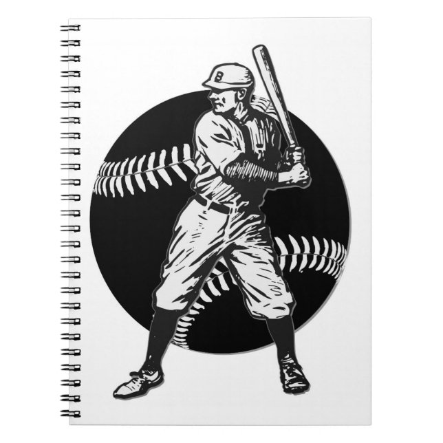 Baseball:Vintage Notebook (Front)