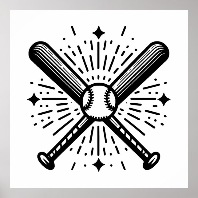 baseball vintage poster (Front)