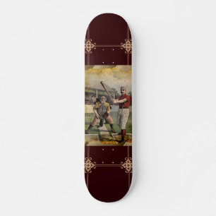 Baseball:Vintage Skateboard