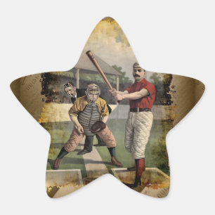 Baseball:Vintage Star Sticker