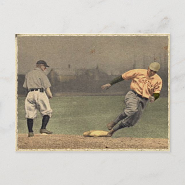 Baseball Vintage Style Postcard (Front)