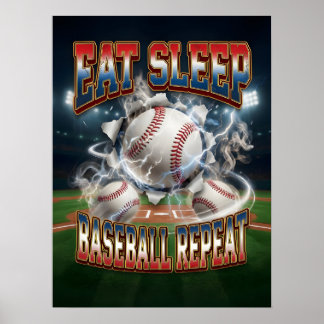 Baseball Wall Decor - Retro 90s