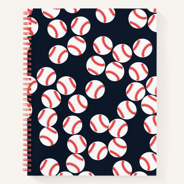 Baseball Wide Ruled Notebook (Front)