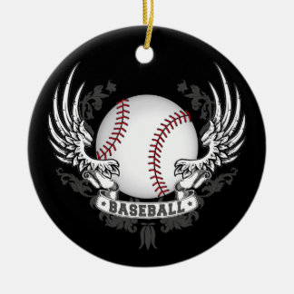 Baseball Wings Ornament