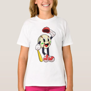 Baseball with Baseball bat T-Shirt